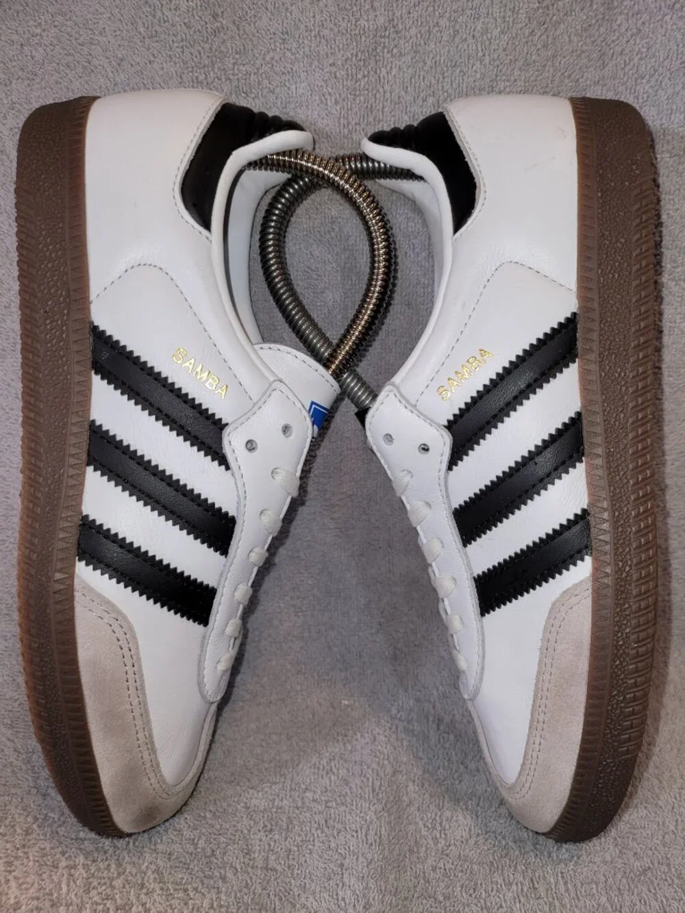 Adidas Samba OG White Black Gum Sneakers IE3675 Youth Big Kids Size 5.5 (#1781)